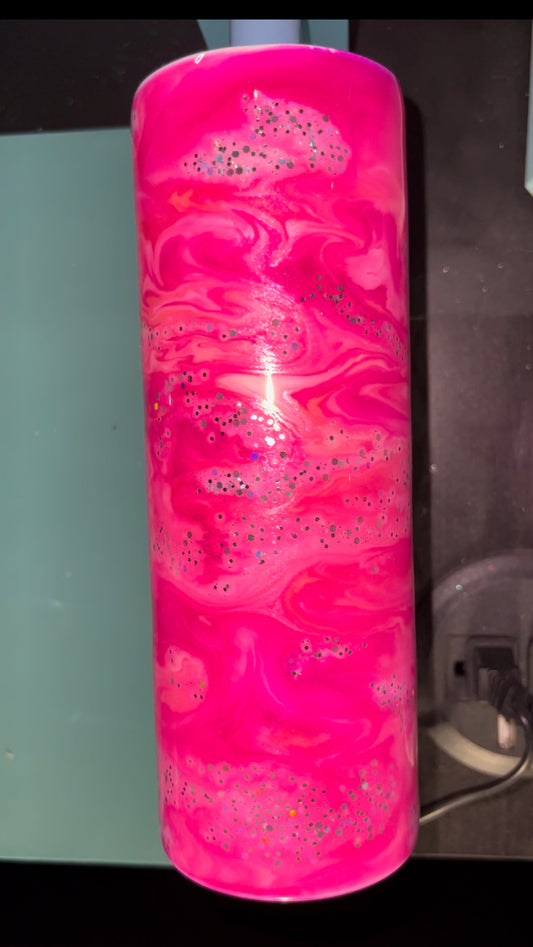 Pinkerbell 20oz Skinny Tumbler-Pre Made-RTS