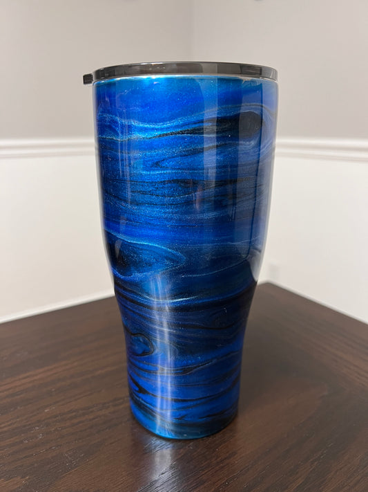 Cool Water 30oz Modern Curve Tumbler-Pre Made-RTS