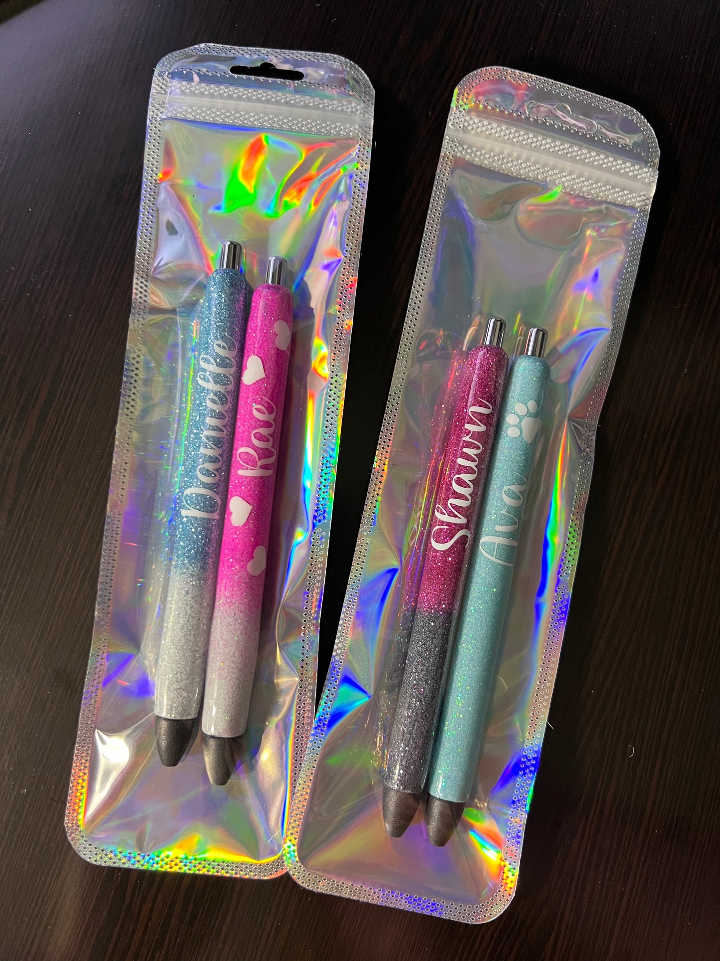 Personalized Glitter Pens