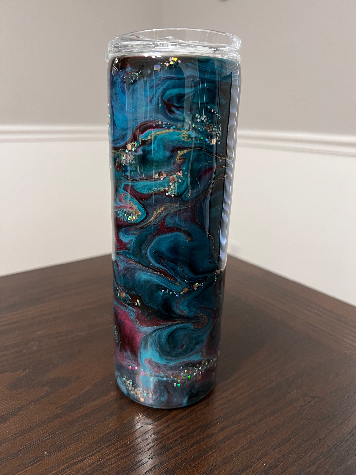 Southern Glam 20oz Skinny Tumbler-Pre Made-RTS