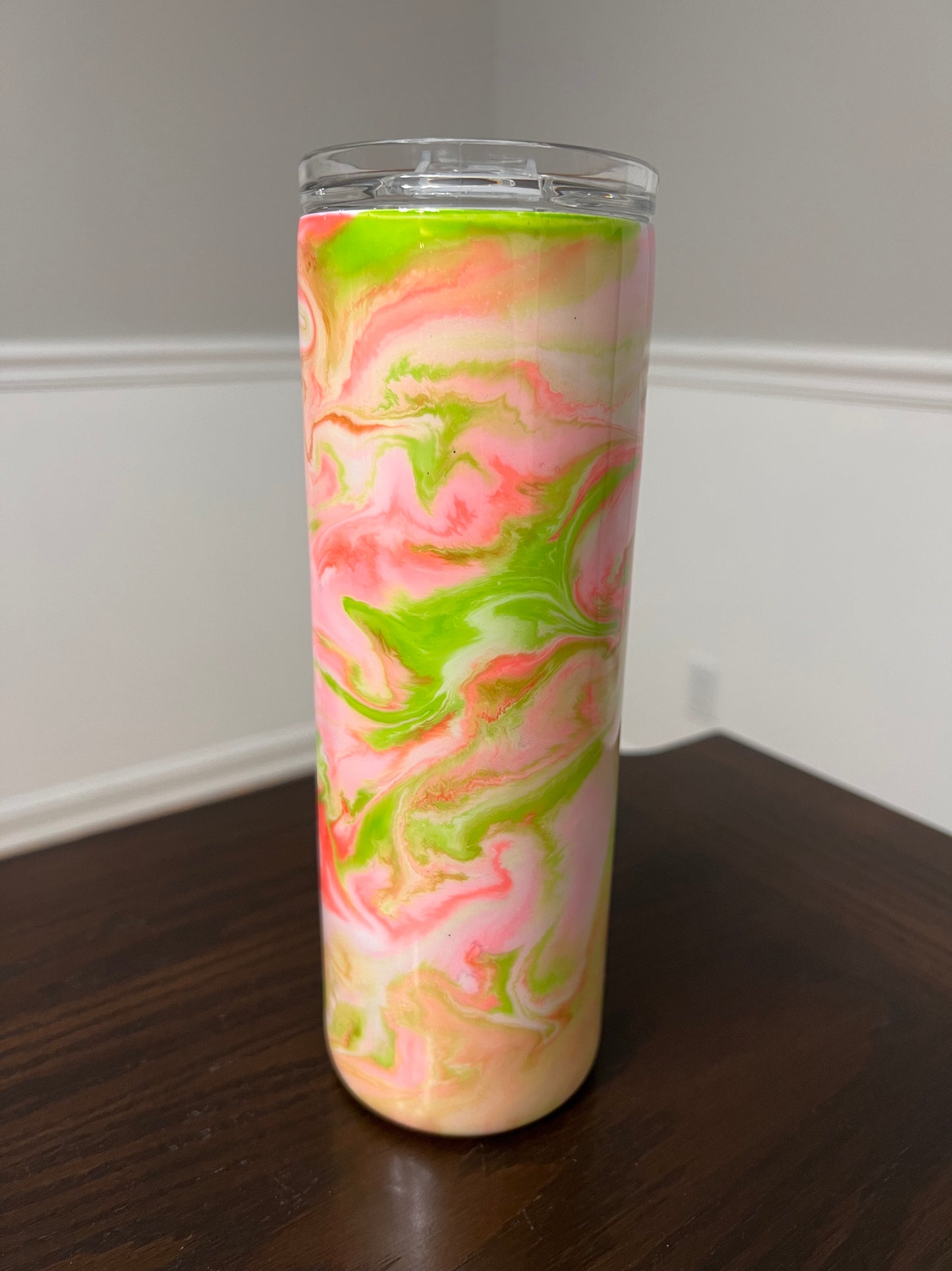 Watermelon Crawl 20oz Skinny Tumbler-Pre Made-RTS